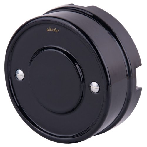 Коробка распределительная для монтажа ретро-провода Werkel Retro 92x40мм черный картинка